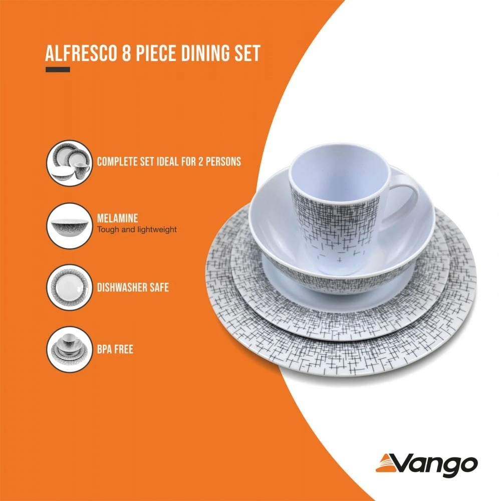 Vango Alfresco 8pc Dining Set - Image 2