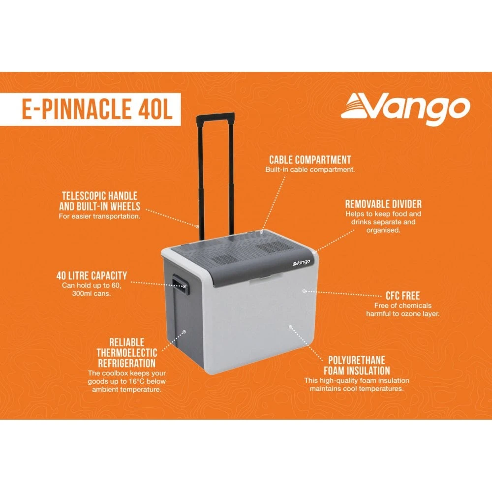 Vango E-Pinnacle 40L Coolbox - Image 2